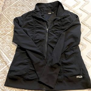 Fila black track jacket